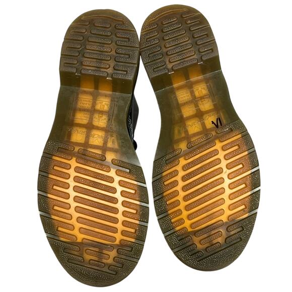 Dr. Martens Shoes Womens 6 Metallic Pewter 1460 Pascal Smooth Leather Boots - Picture 7 of 9